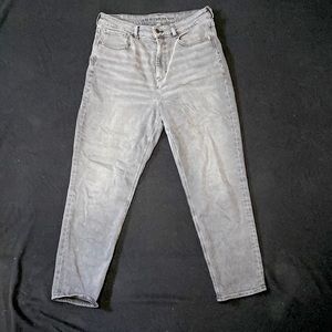 Faded Black 12 Regular American Eagle Mom Jean